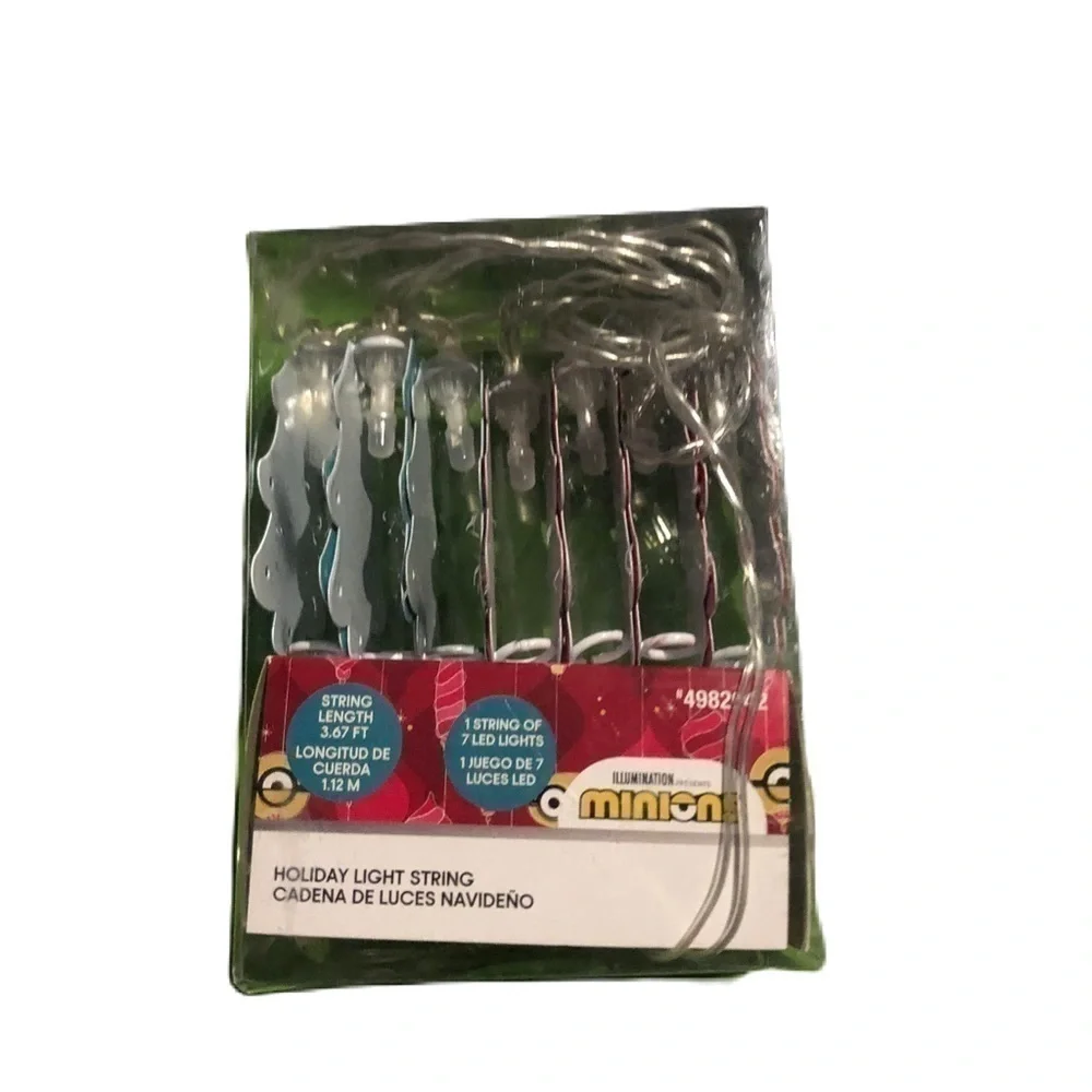 Despicable Me Christmas Tree String Lights NEW Minion 7 Lights Decorations